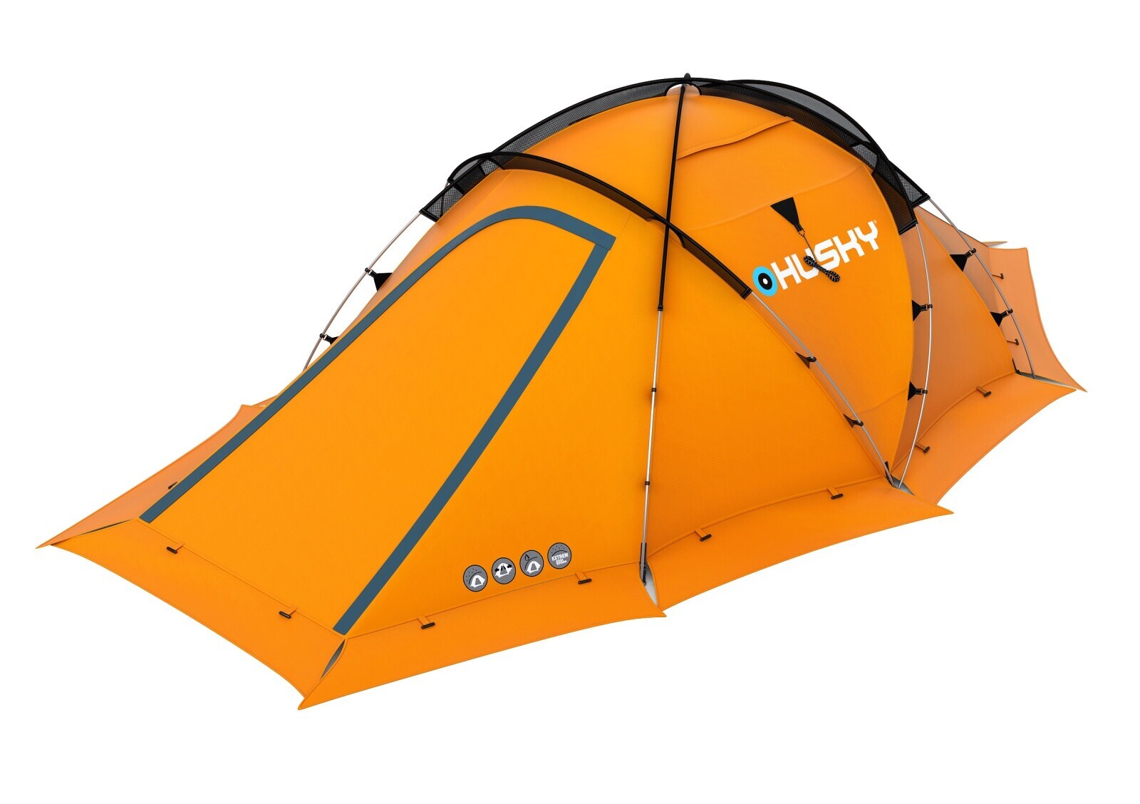 Husky Expedičný stan pre 3 osoby Fighter 3-4 orange Veľkosť: OneSize