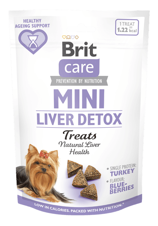 Brit Care Dog Mini treats LIVER DETOX 50 g