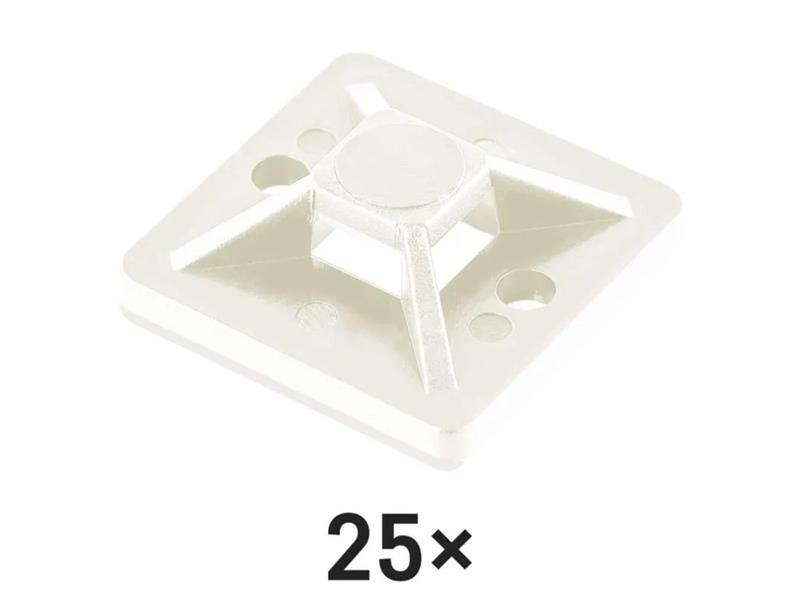 EMOS A2832 20 × 20 mm biela 25 ks