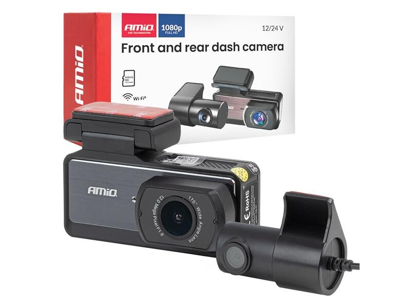 Kamera do auta AMIO AMIO-04799 1K WLAN 256GB WiFi Full HD