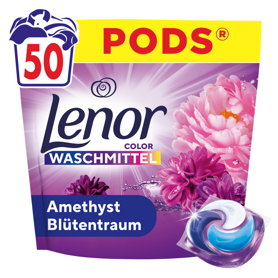 LENOR PODS® Color Amethyst kapsule na pranie 50 ks