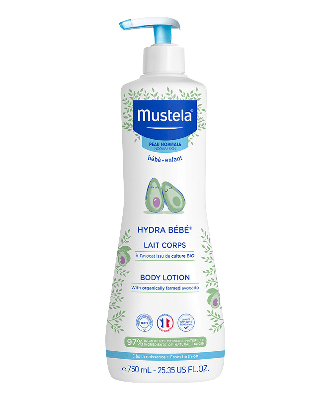 MUSTELA HYDRA BÉBÉ® Hydratačné telové mlieko 750 ml