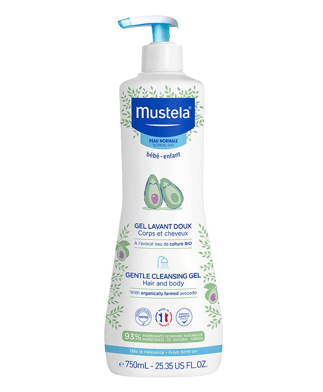 MUSTELA Jemný čistiaci telový a vlasový gél 750 ml