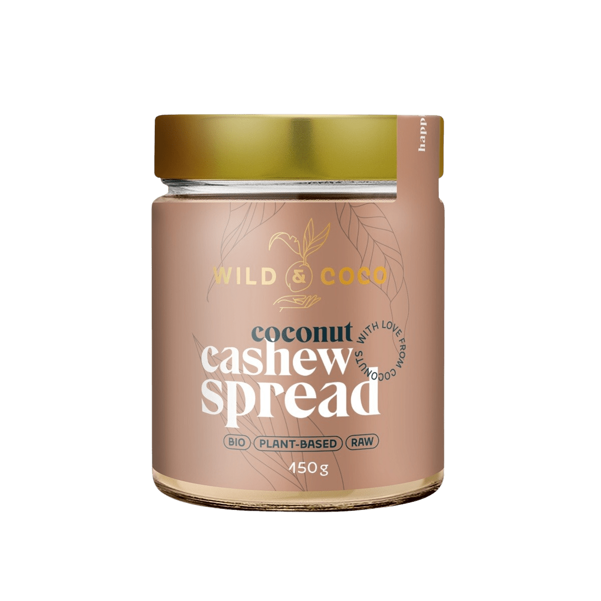 WILD & COCO Coconut spread cashew BIO 150 g