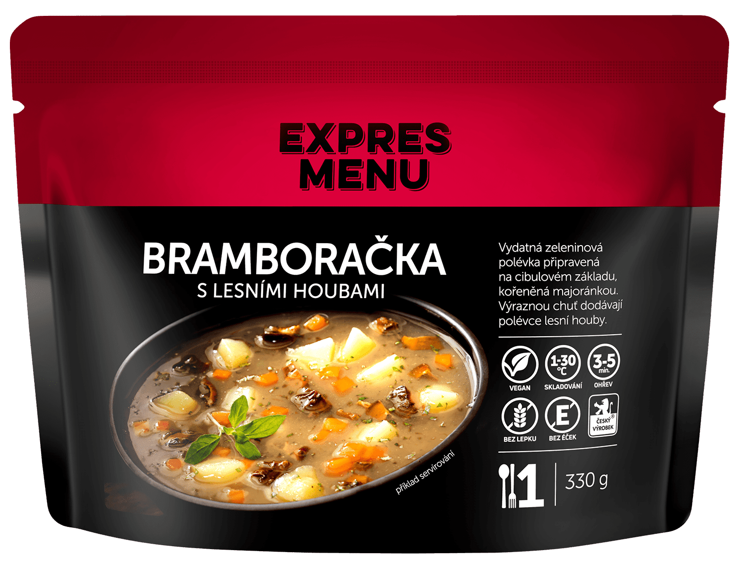 EXPRES MENU Zemiakovačka s lesnými hubami 330 g