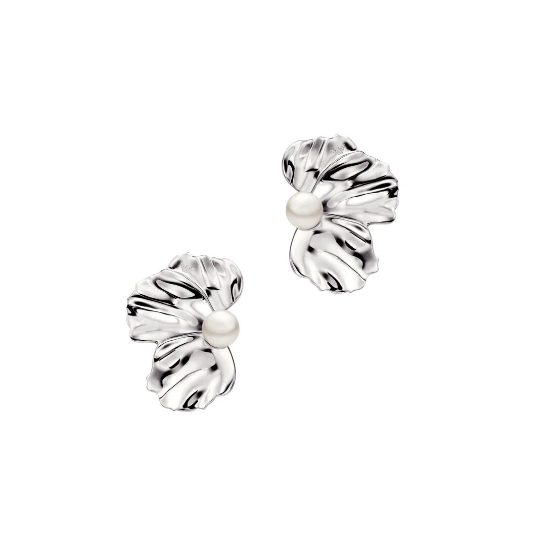 Emporio Armani Dizajnové náušnice s perlou EGS3346040