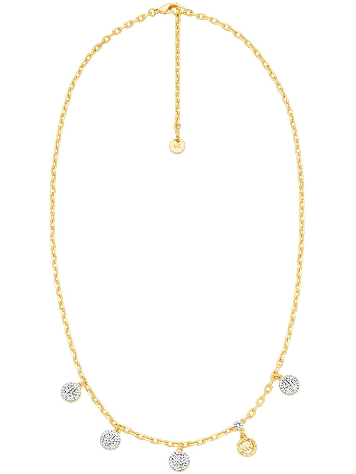 Michael Kors Luxusný bicolor náhrdelník s príveskami MKJ8623931