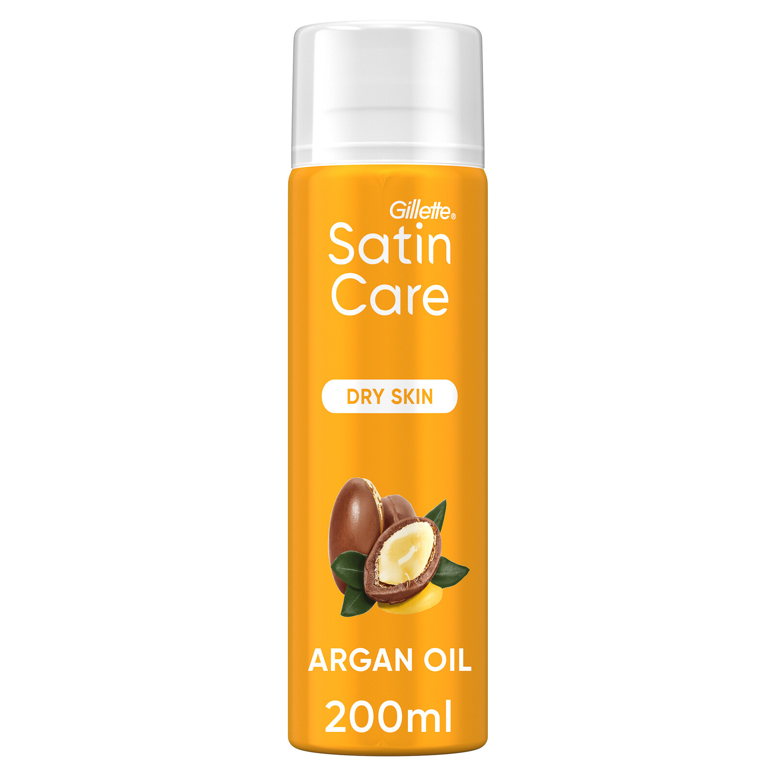 Gillette Gél na holenie Satin Care Argan Oil 200 ml