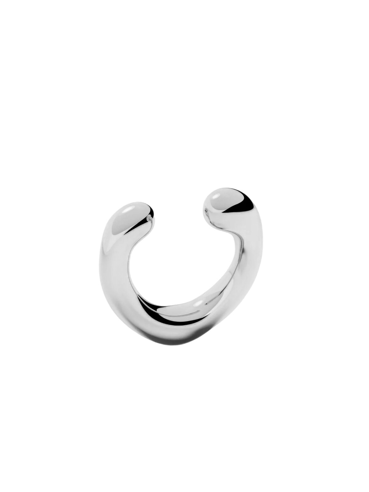 Furiosa Elegantná single záušnice z ocele Mini Hove Cuff