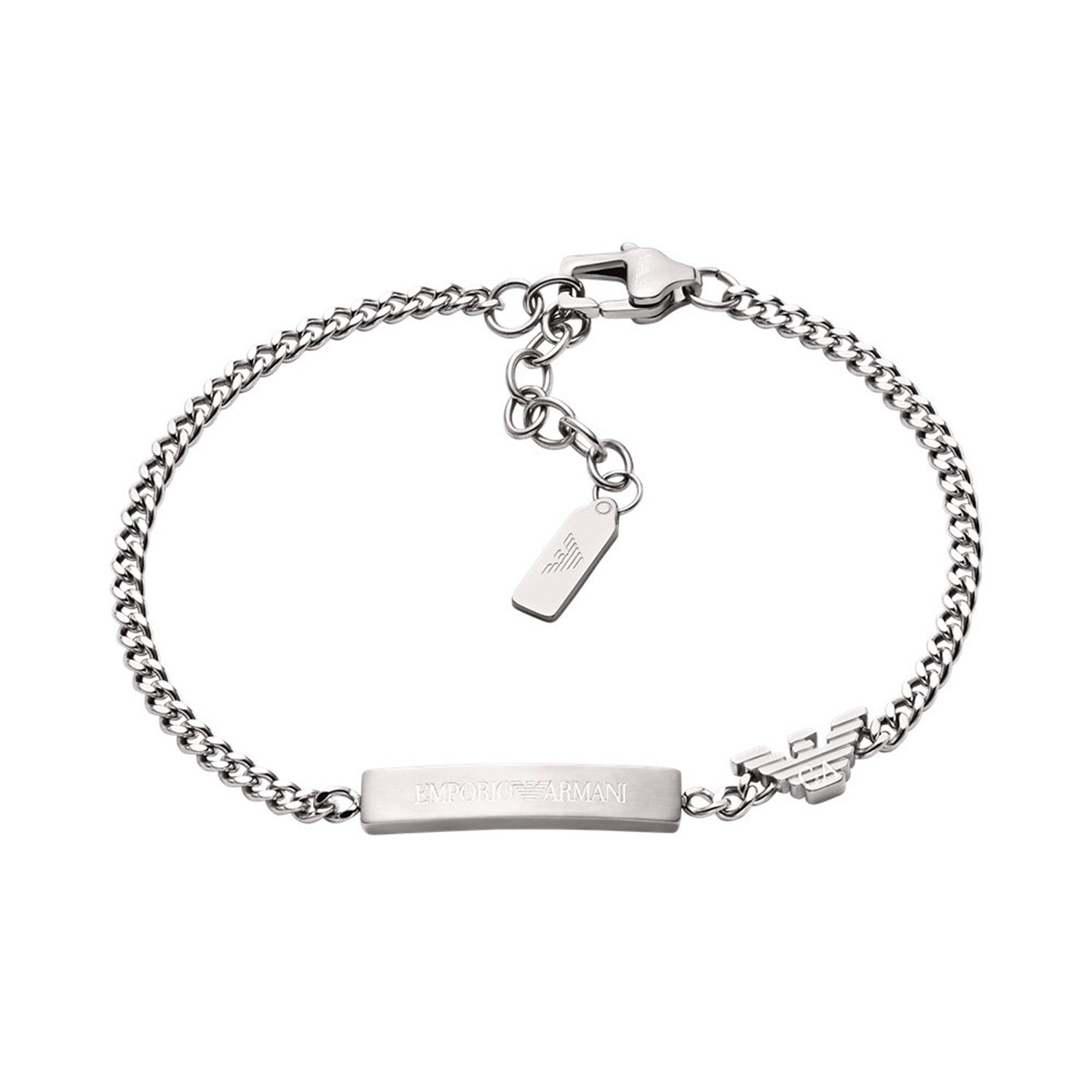 Emporio Armani Pánsky elegantný náramok z ocele EGS3310040