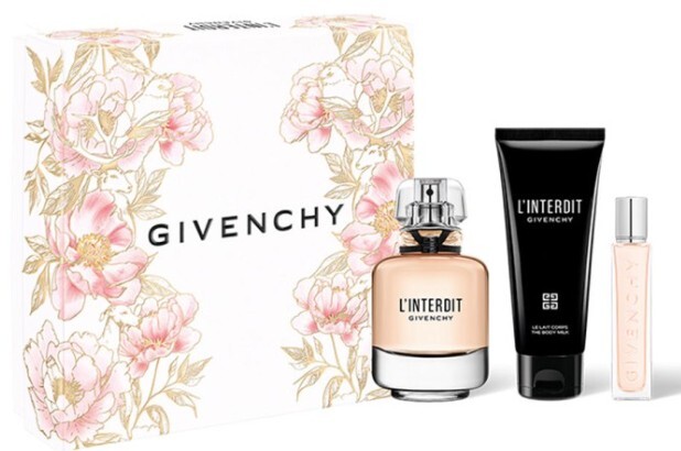 Givenchy L'Interdit - EDP 80 ml + tělové mléko 75 ml + EDP 12,5 ml
