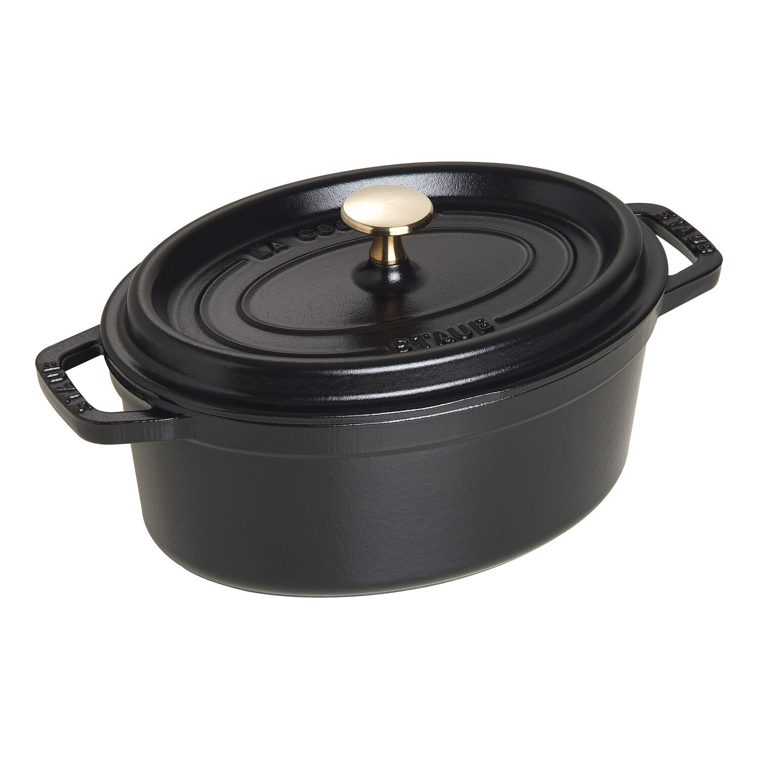 Oválny hrniec, čierna V 2,35 l Staub