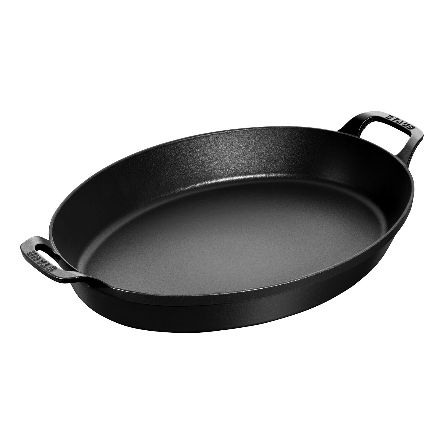Oválny liatinový pekáč čierny 21 cm Staub