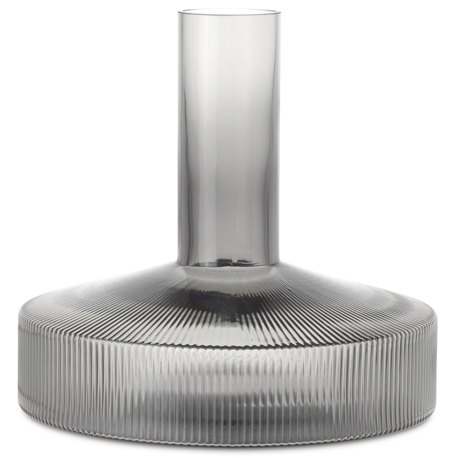 Dekantér RIPPLE 1,7 l, šedá, sklo, ferm LIVING