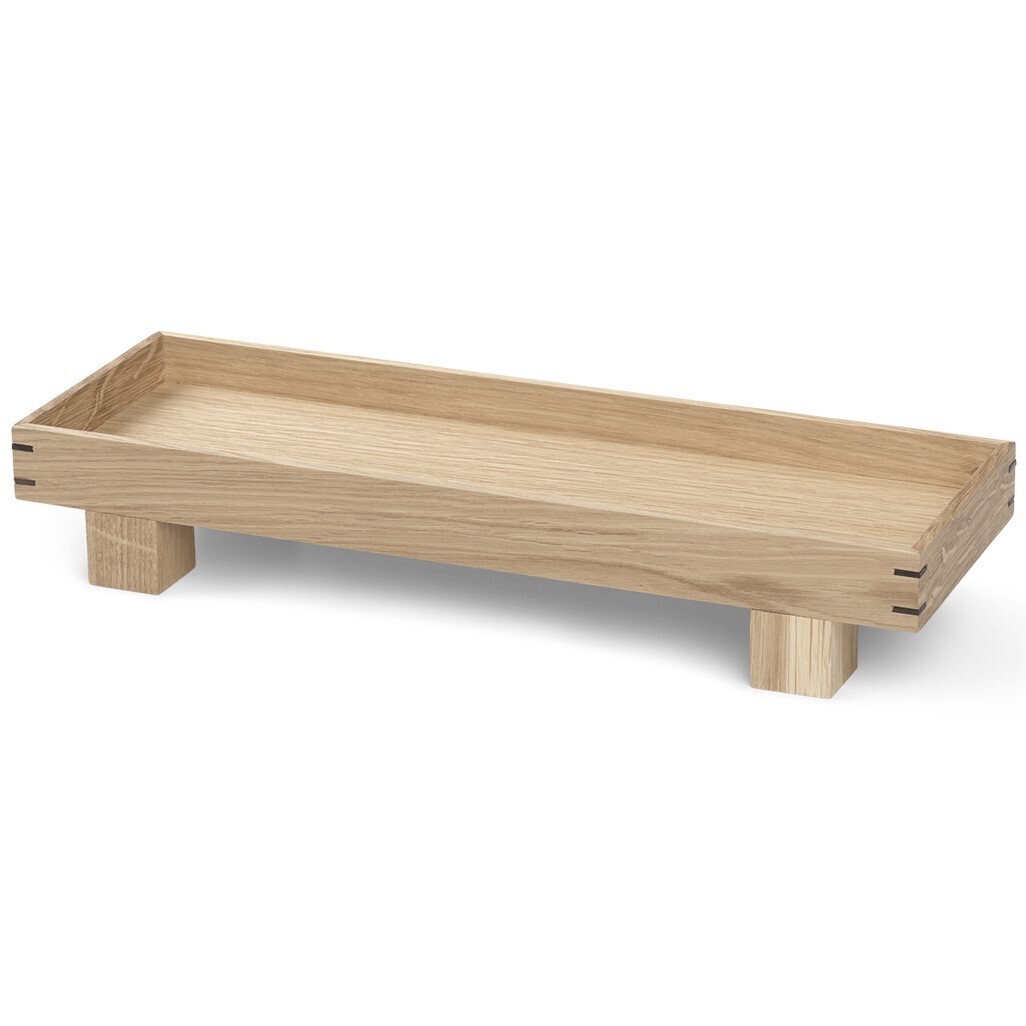 Ozdobná tácka BON 36 x 12 cm, prírodný, drevo, ferm LIVING