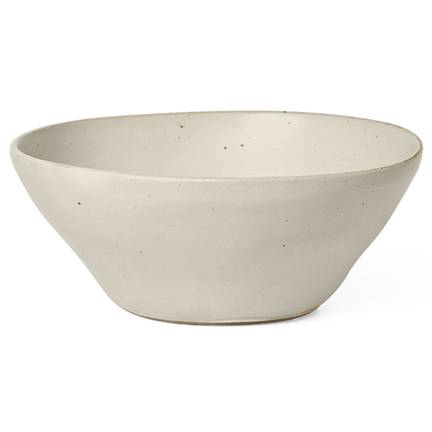 Jedálenská misa FLOW 14,5 cm, biela, kamenina, ferm LIVING