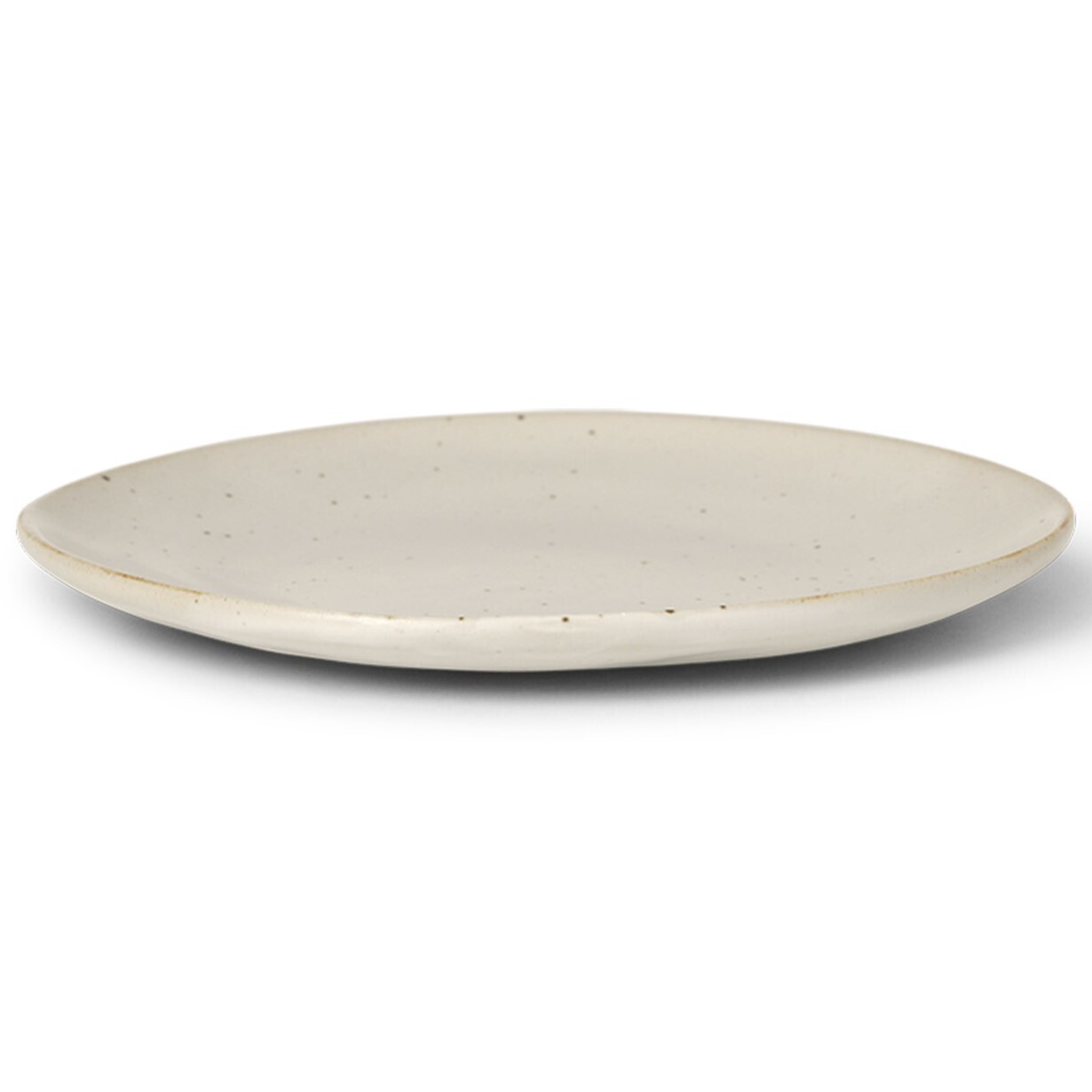 Dezertný tanier FLOW 15 cm, biela, kamenina, ferm LIVING