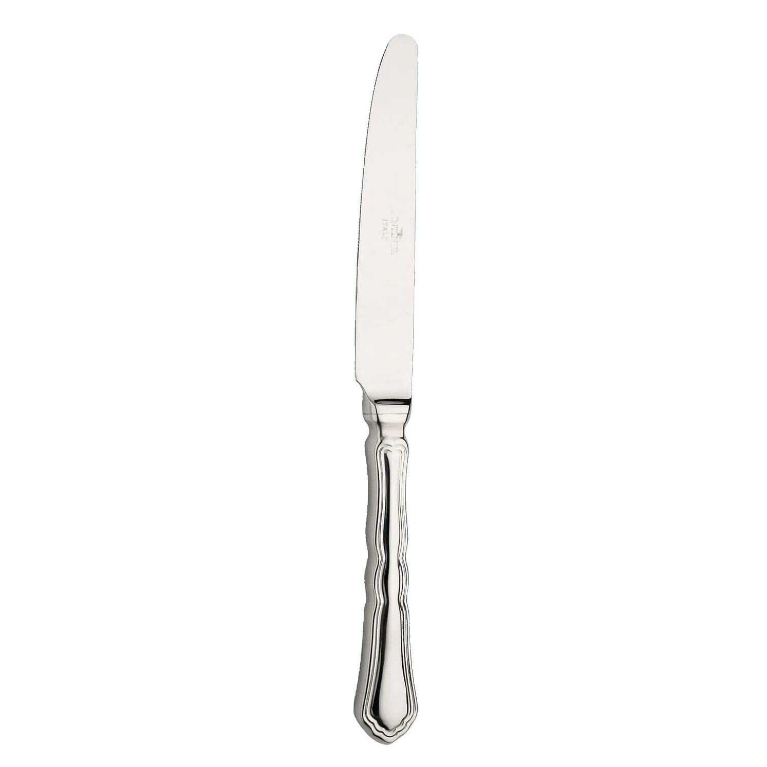 Jedálenský nôž SETTECENTO 25 cm, dutá rukoväť, strieborná, nerezová oceľ, Pintinox