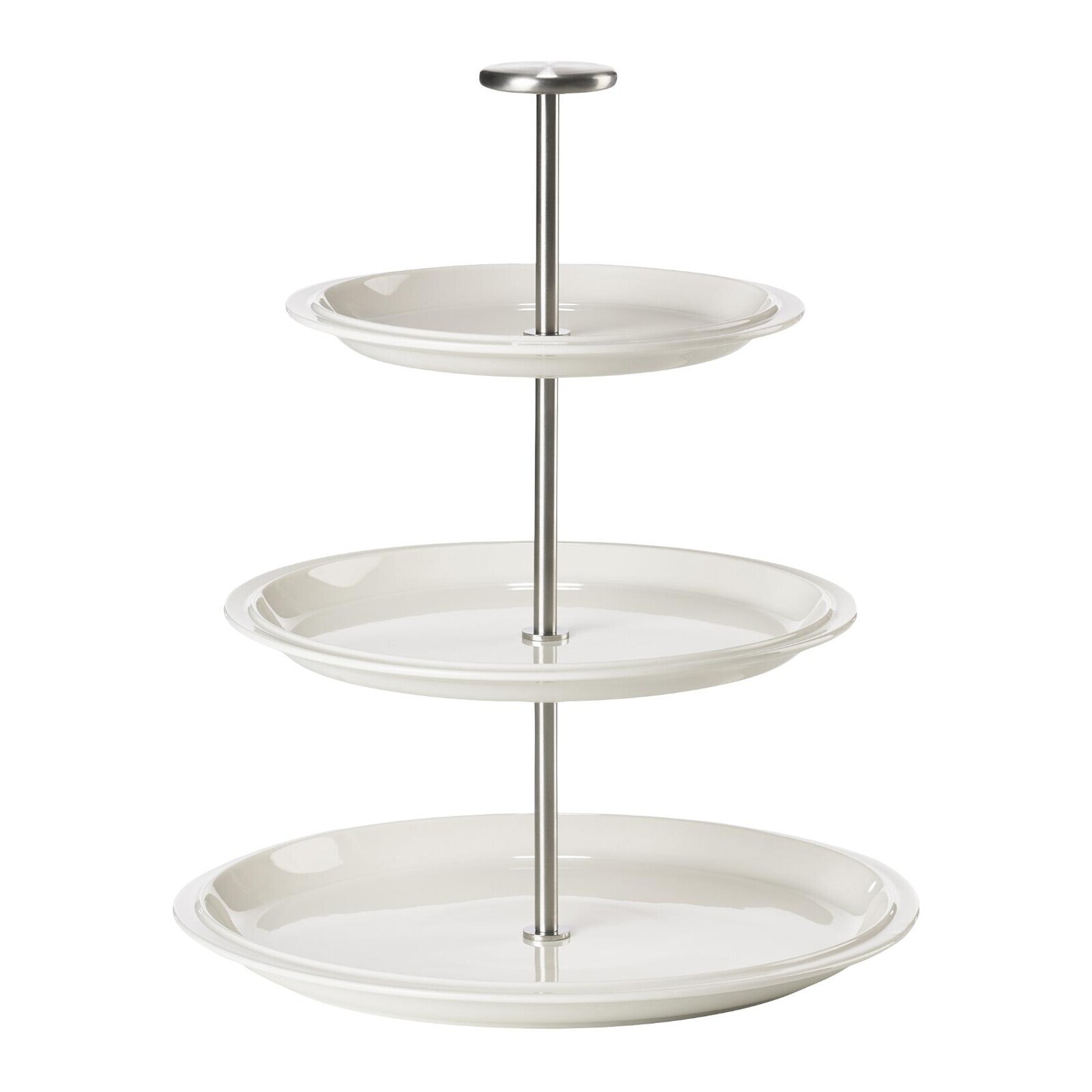 Etažér EAU 24 cm, biela, porcelán, Zone Denmark