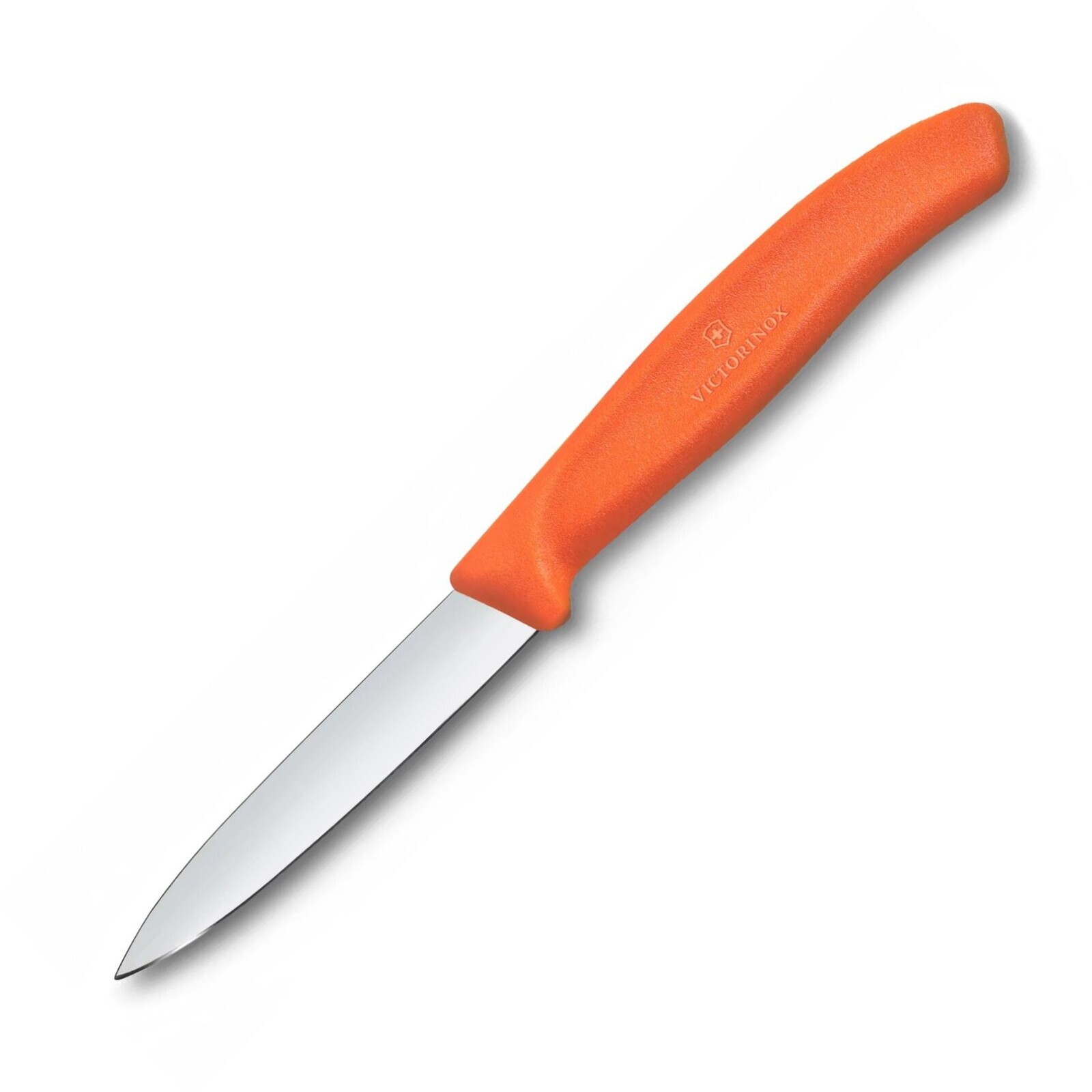 Nôž na krájanie / lúpanie SWISS CLASSIC 8 cm, oranžová, plast, Victorinox