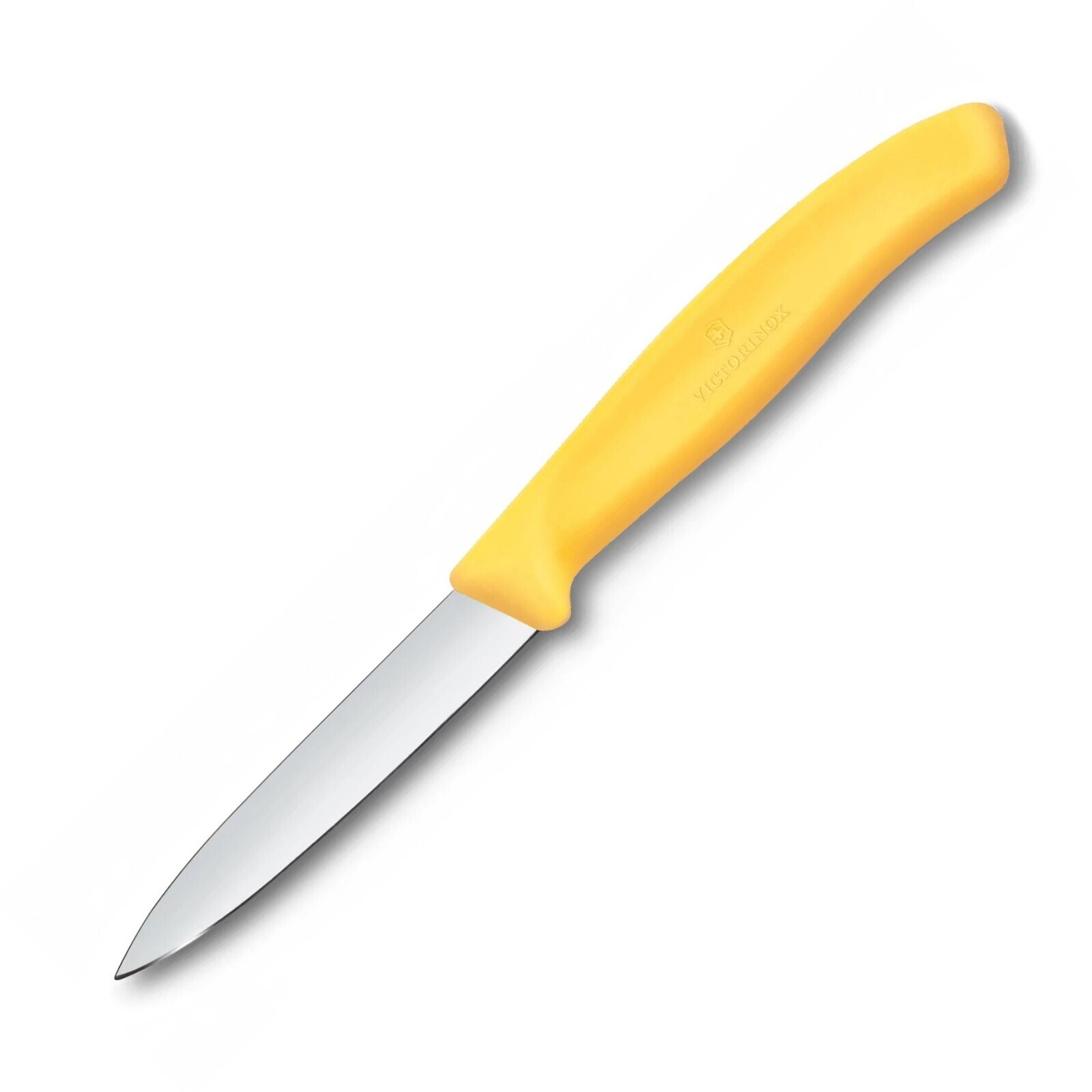Nôž na krájanie / lúpanie SWISS CLASSIC 8 cm, žltá, plast, Victorinox