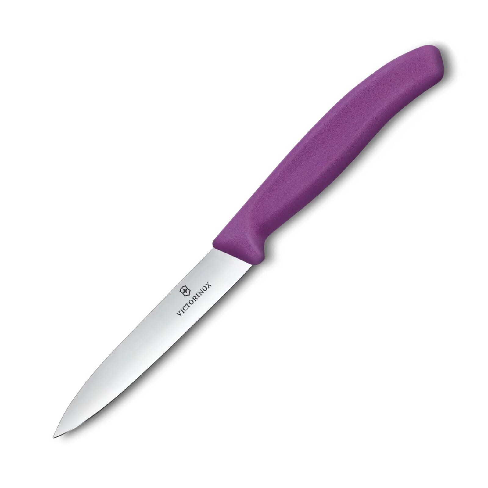 Nôž na krájanie / lúpanie SWISS CLASSIC 10 cm, fialová, plast, Victorinox