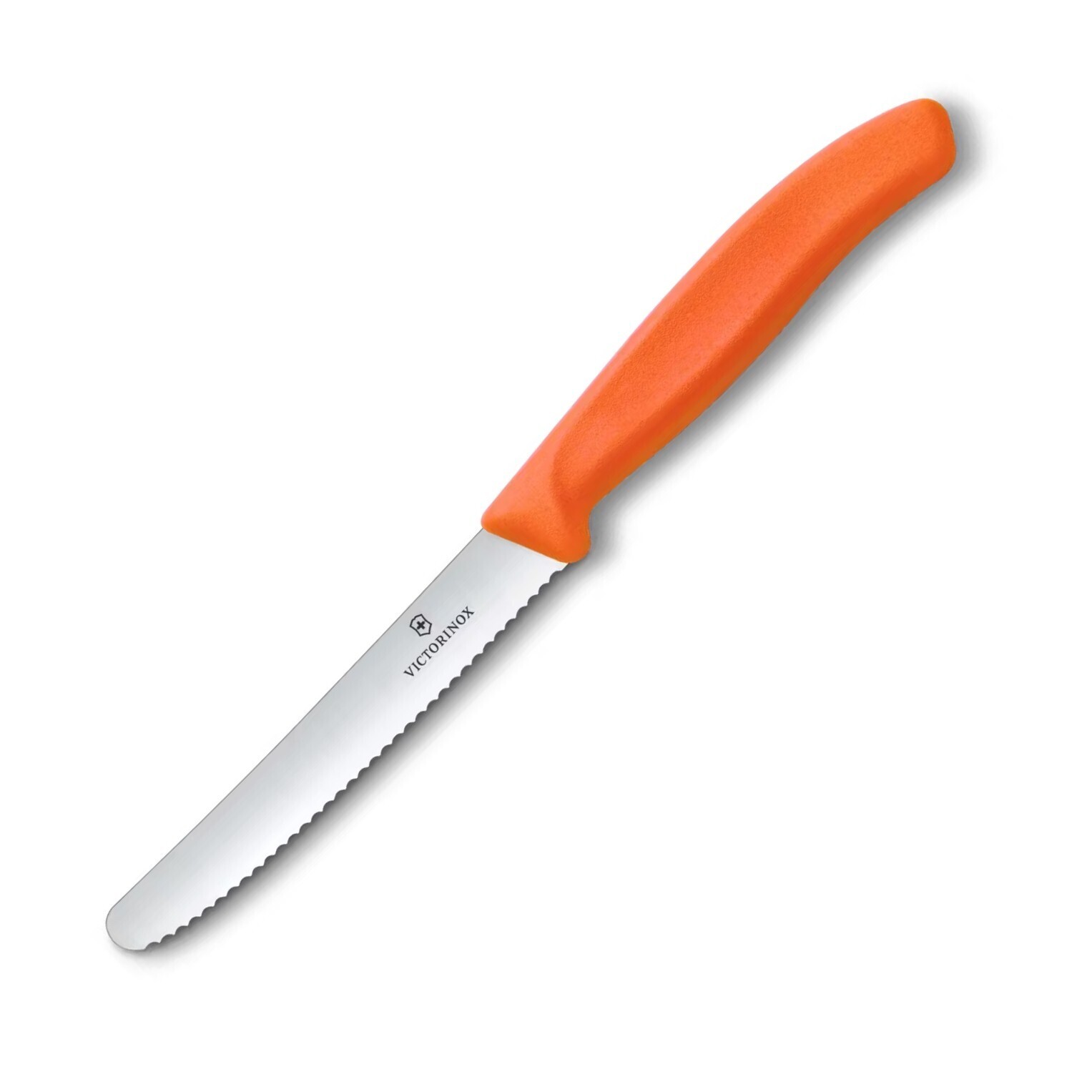 Nôž na paradajky SWISS CLASSIC 11 cm, oranžová, plast, Victorinox