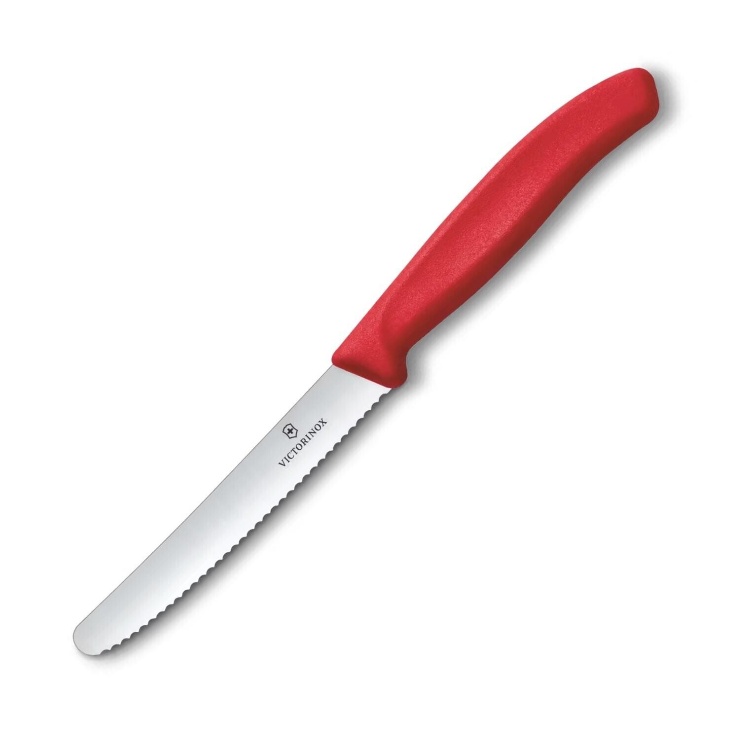 Nôž na paradajky SWISS CLASSIC 11 cm, červená, plast, Victorinox