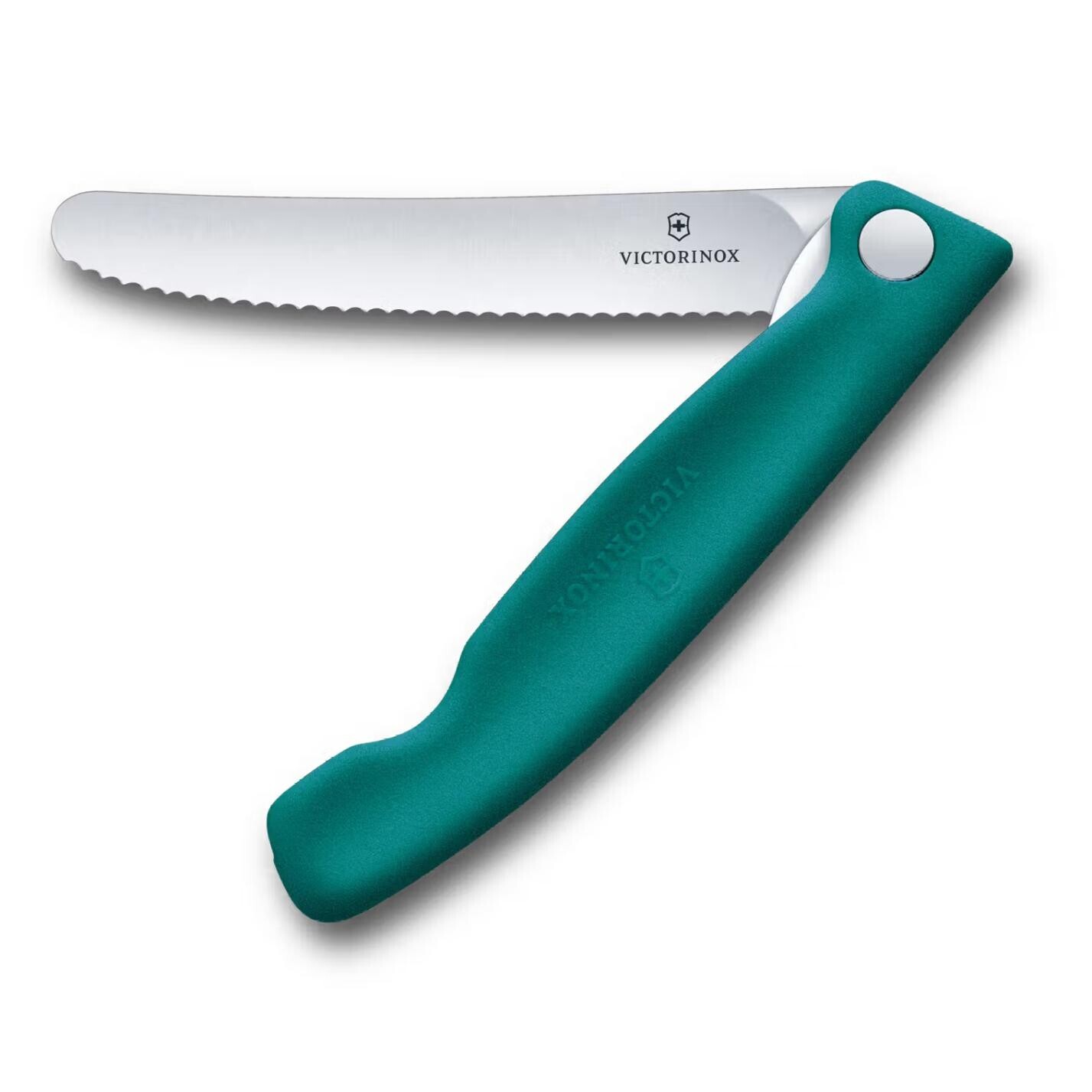 Vreckový nôž SWISS CLASSIC 11 cm, vrúbkovaný, zelená, plast, Victorinox