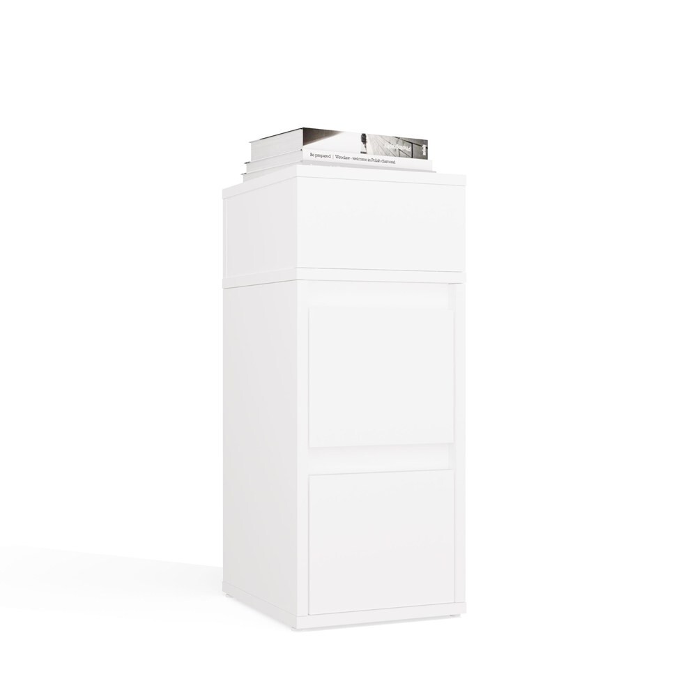 Noční stolek York 27 cm bílý