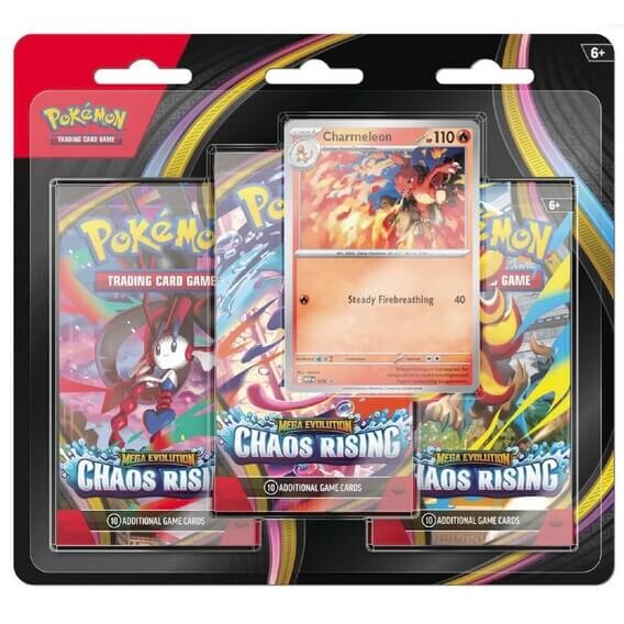 Nintendo Pokémon Chaos Rising 3 Pack Blister - Charmeleon
