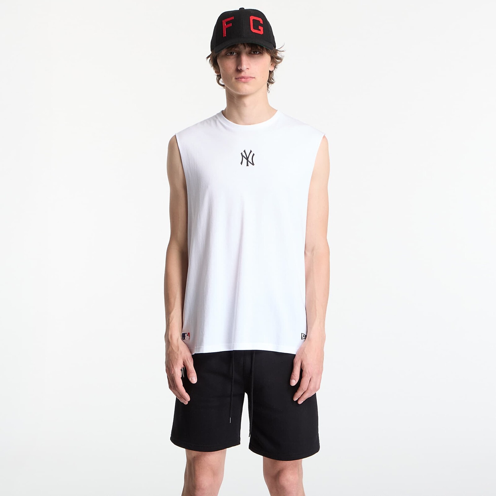 New Era MLB Nos Midi Sleeveless Tee New York Yankees UNISEX Optic White S