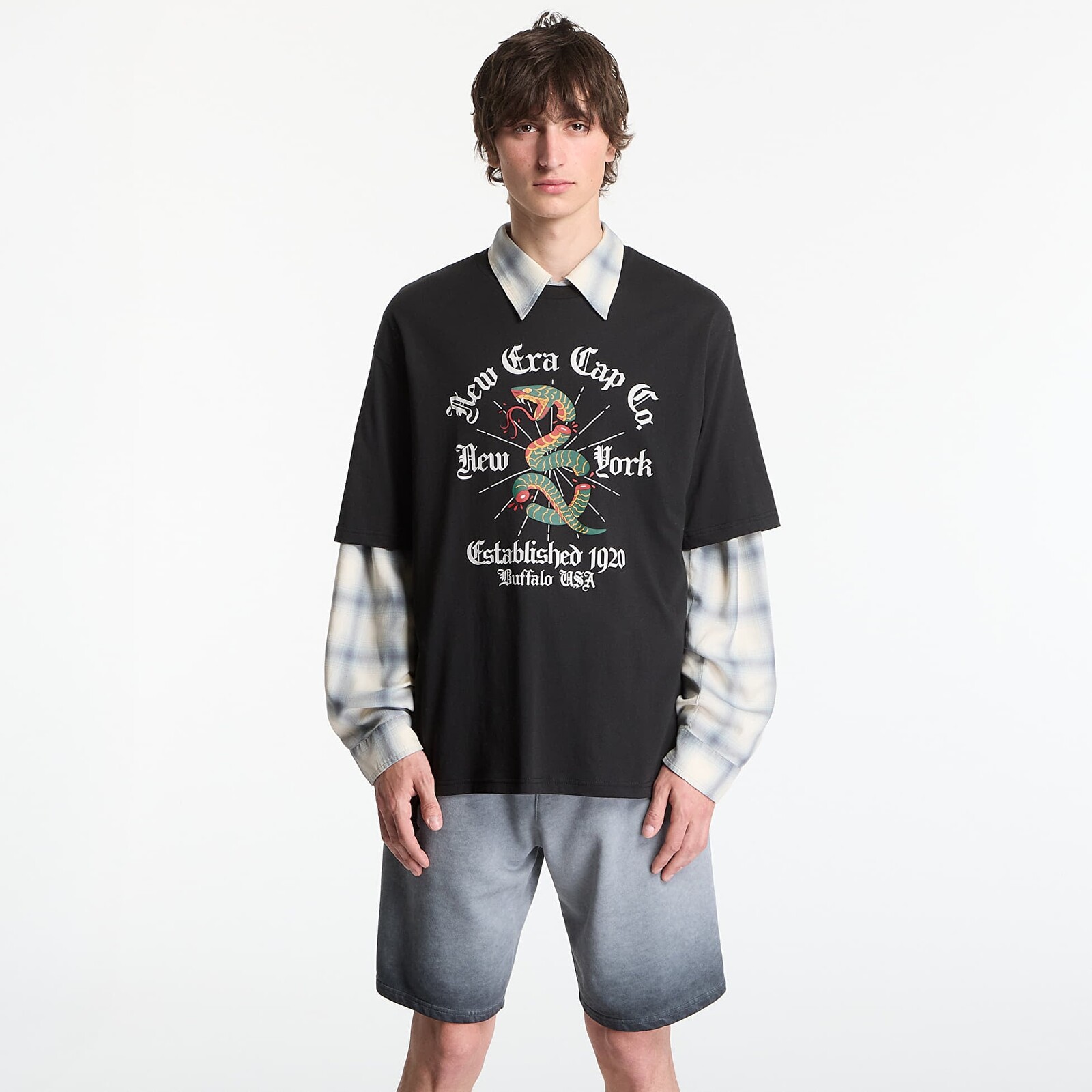Tričko New Era OS Graphic Tee UNISEX Black S