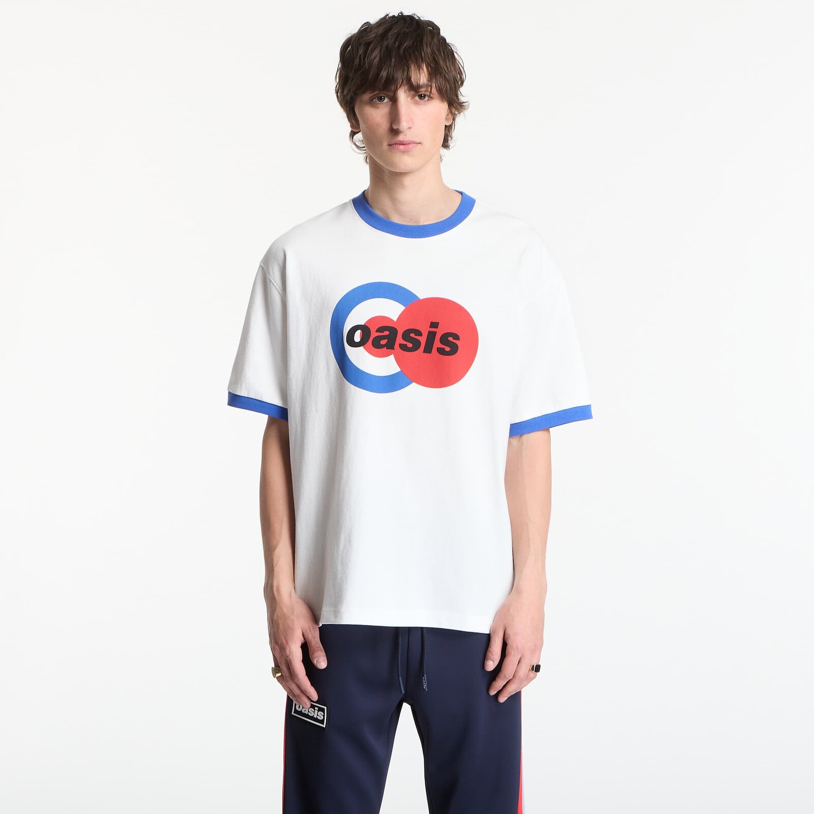 Tričko PLEASURES 1996 Ringer Shirt White L