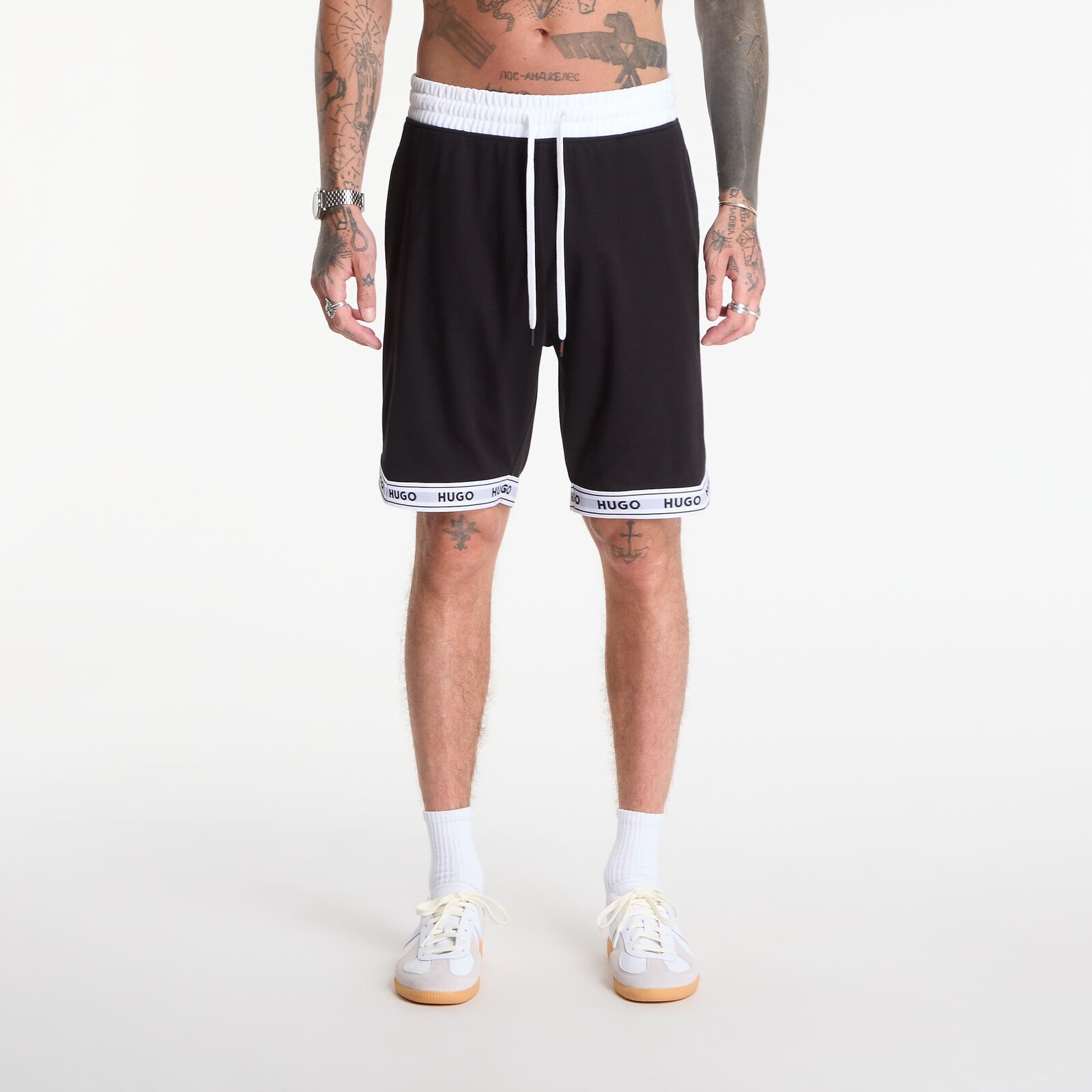 Šortky Hugo Boss L-Tade Shorts Black M