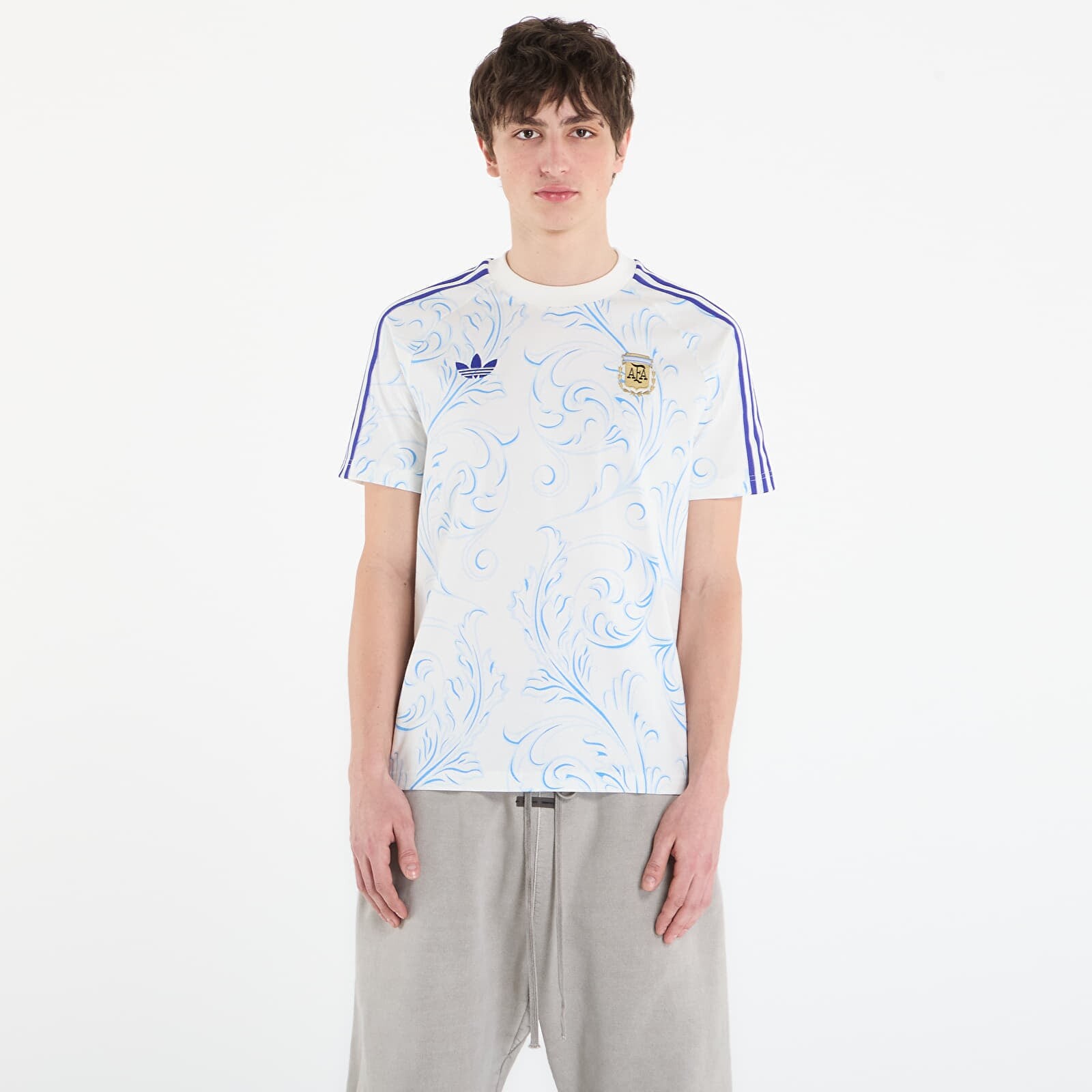 Tričko adidas Argentina Originals All Over Print T-Shirt Off White XL