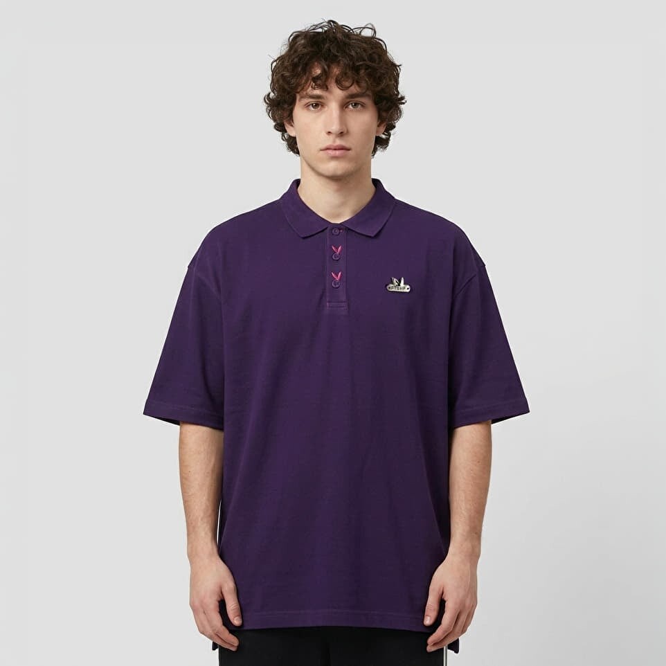 Tričko Playboy x FTSHP Short Sleeve Polo Purple L