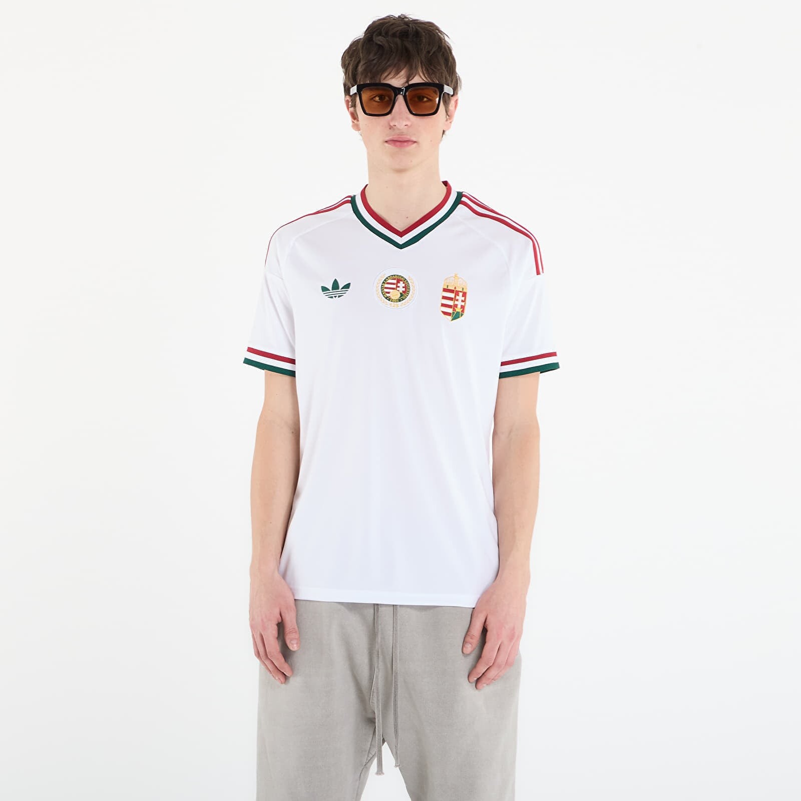 Dres adidas Hungary 26 Away Jersey White M