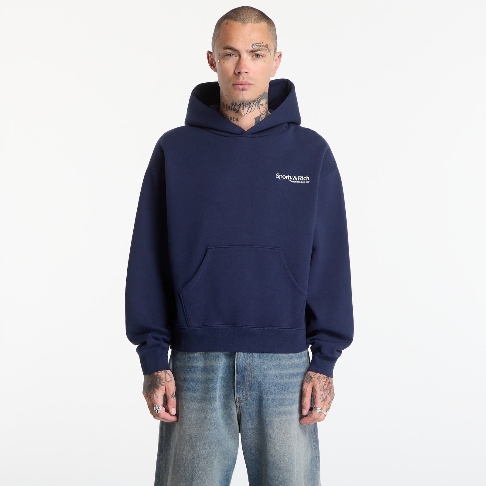 Mikina Sporty & Rich Modern Hoodie UNISEX Dark Navy XS