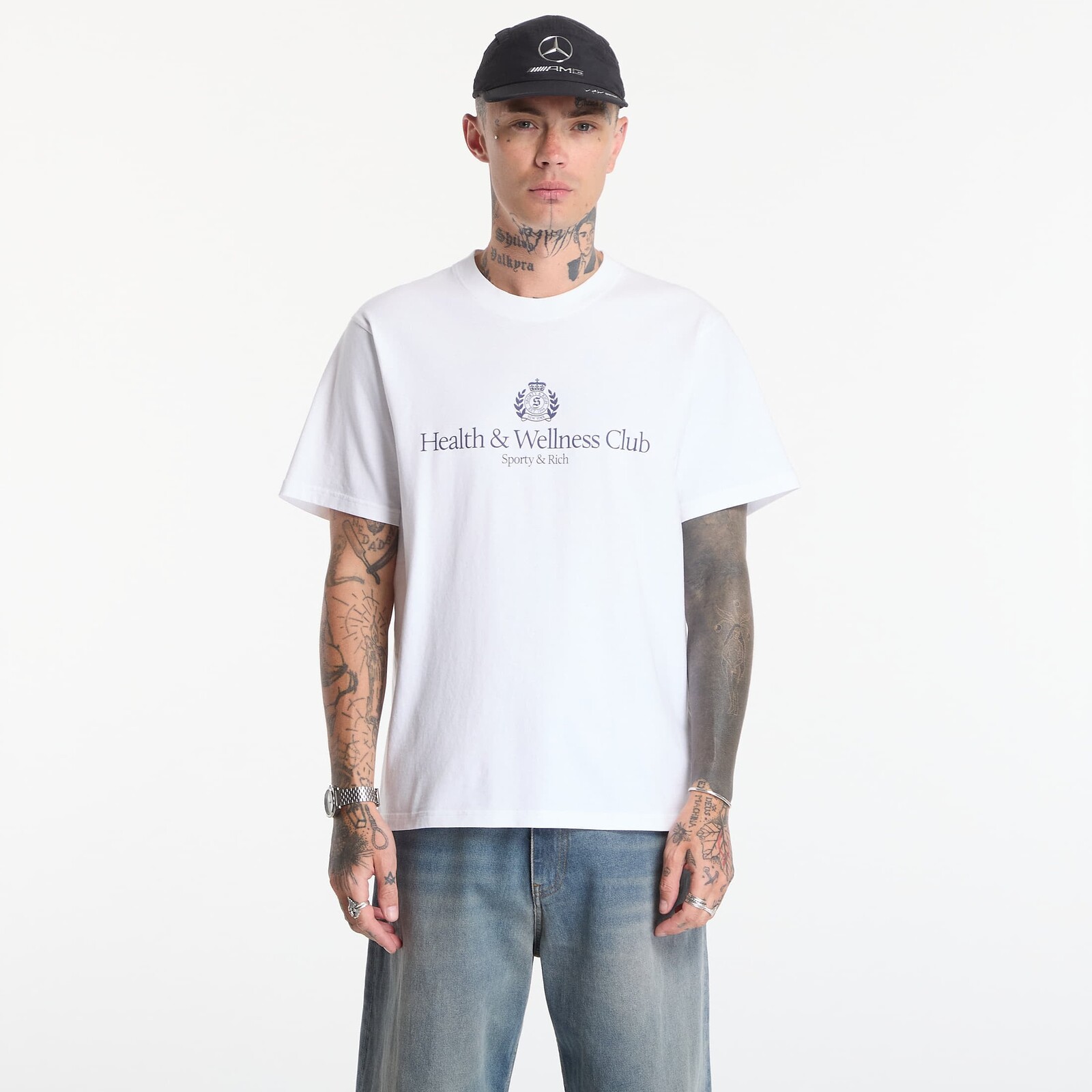 Tričko Sporty & Rich H&W Crest Tshirt UNISEX White S