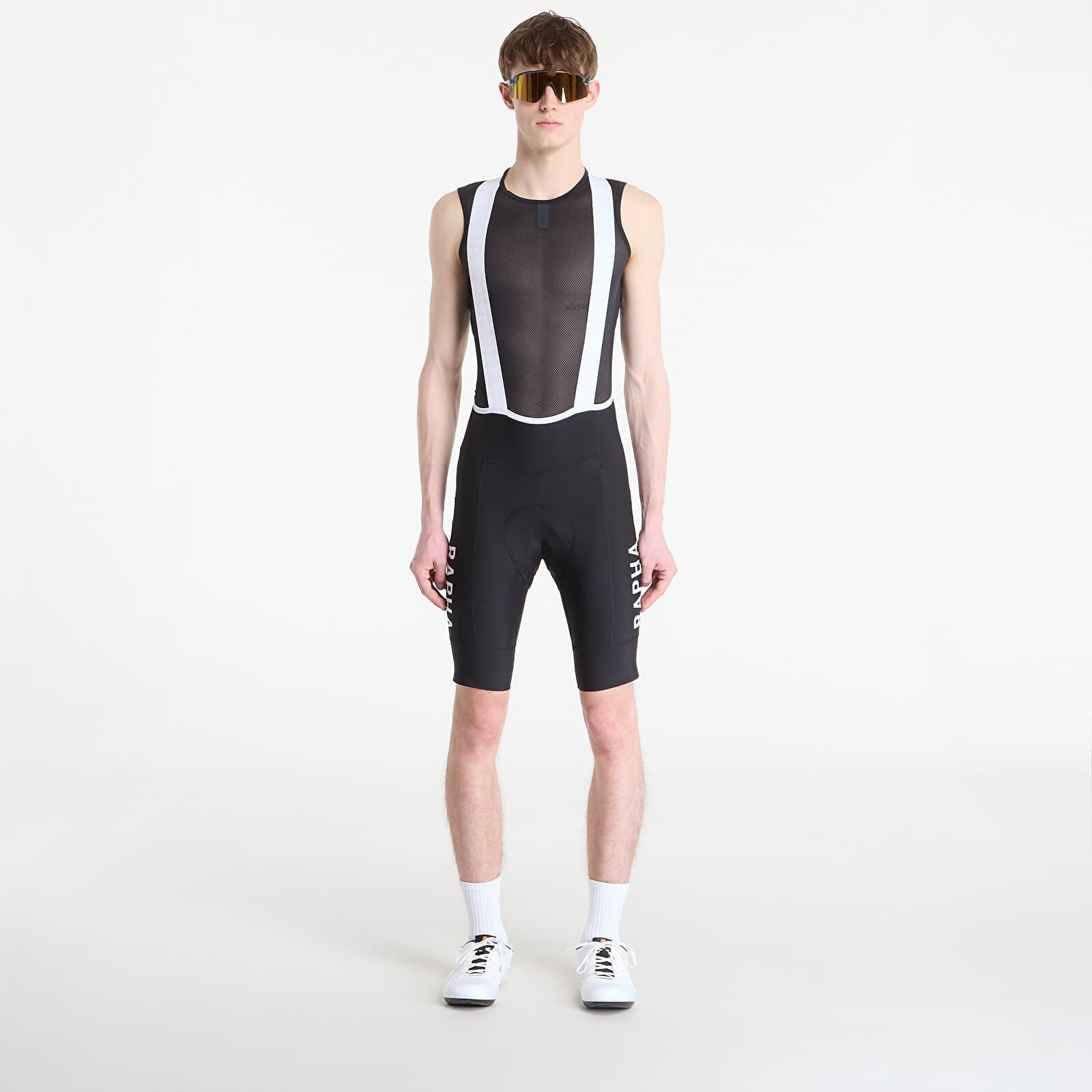 Šortky Rapha Men's Pro Team Training Bib Shorts Ii - Regular Black/ White M