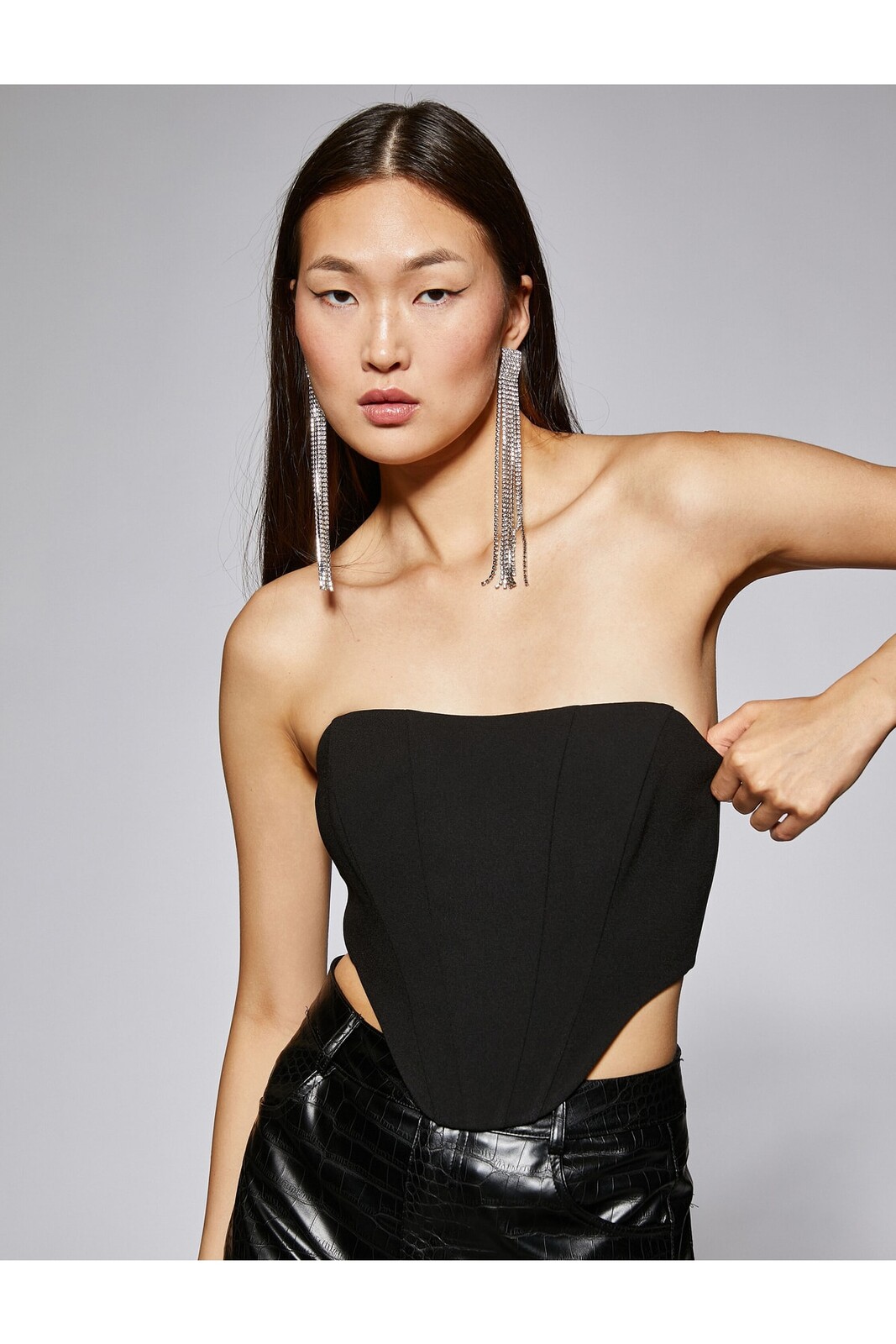 Koton korzet bustier bez ramienok