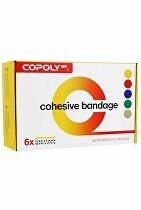 Elastická bandáž. CoPoly 5cm x 4,5m MIX NEON 6ks