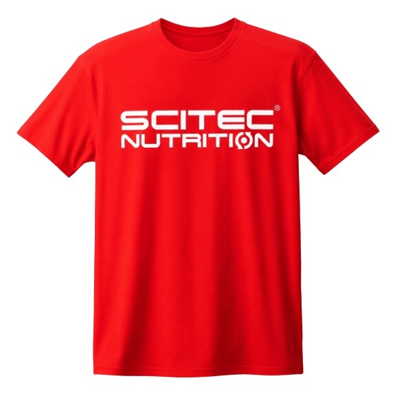 Scitec unisex triko červené