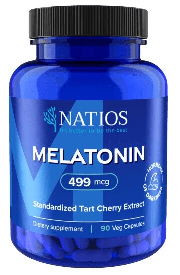 Natios melatonin 499 mcg 90 kapslí