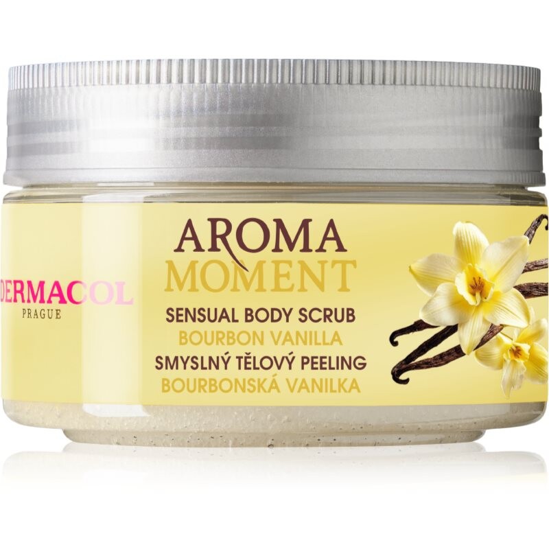 Dermacol Aroma Moment Vanilla Bourbon cukrový telový peeling 200 g