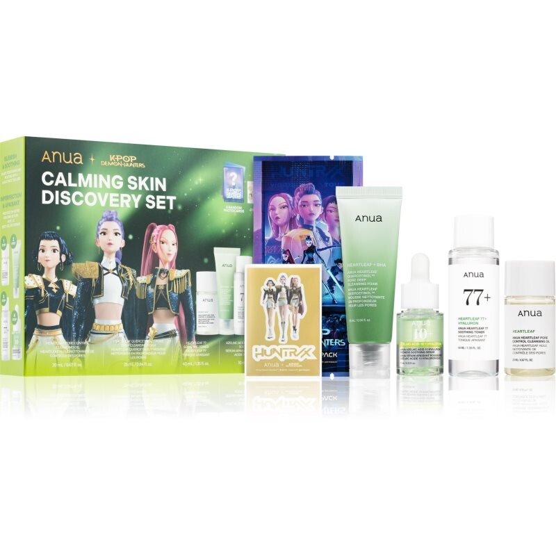 Anua K-Pop Demon Hunters Calming Skin Discovery Set darčeková sada na upokojenie pleti
