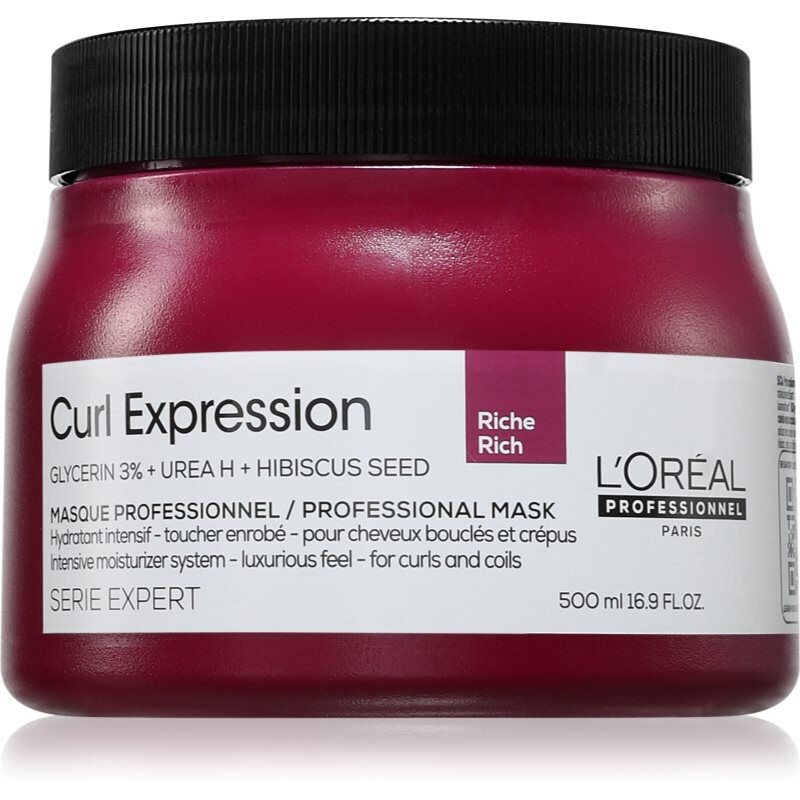 L’Oréal Professionnel Curl Expression Curl Expression Rich mask intenzívna hydratačná maska pre vlnité a kučeravé vlasy 500 ml