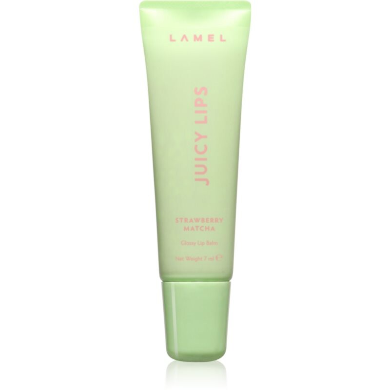 LAMEL Juicy Lips lesklý balzam na pery odtieň 02 Strawberry Matcha 7 ml