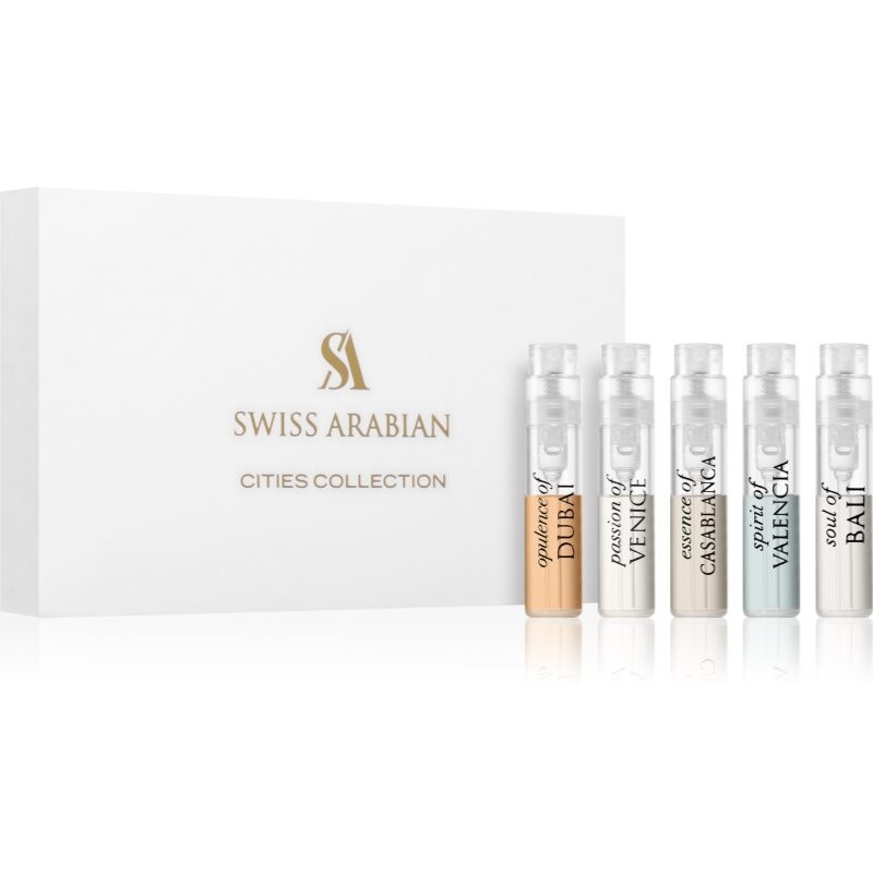 Swiss Arabian Cities Collection sada unisex 5x1.7 ml